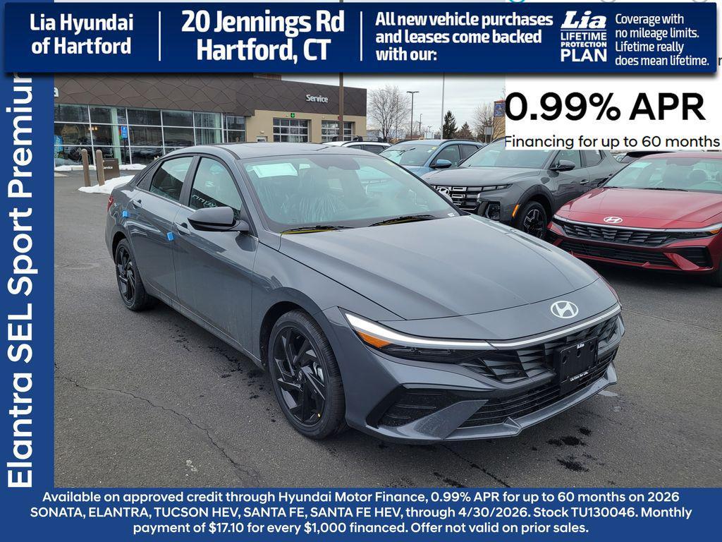 new 2026 Hyundai Elantra car, priced at $23,845