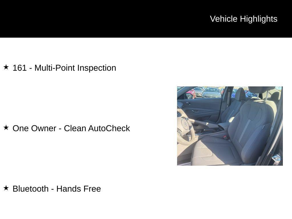 used 2024 Hyundai Elantra car, priced at $18,995