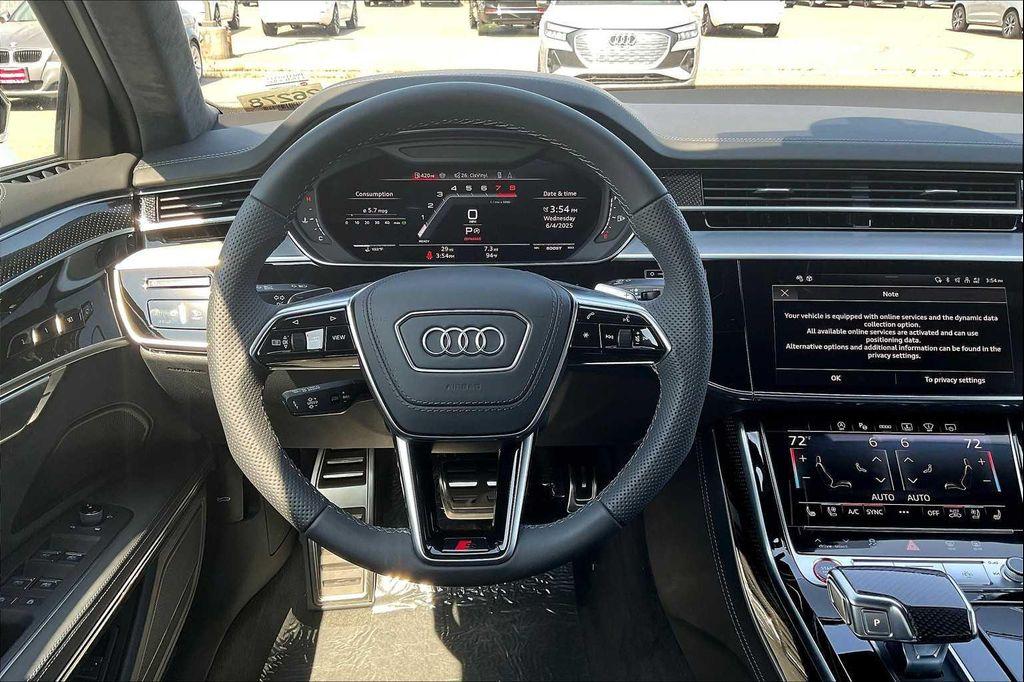 new 2025 Audi S8 car, priced at $123,575