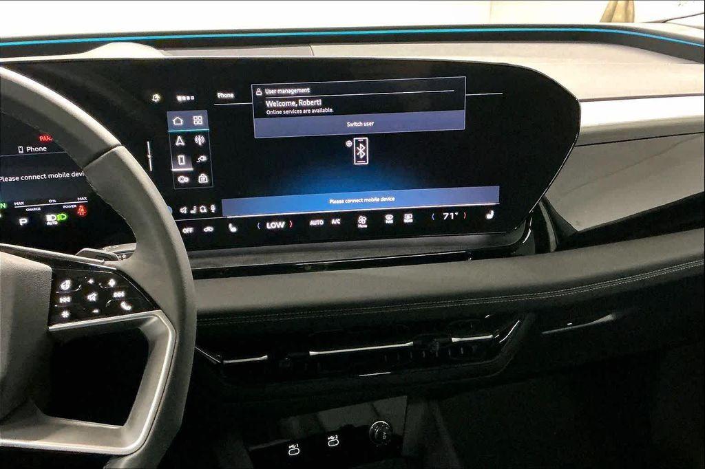 used 2025 Audi Q6 e-tron car, priced at $49,250