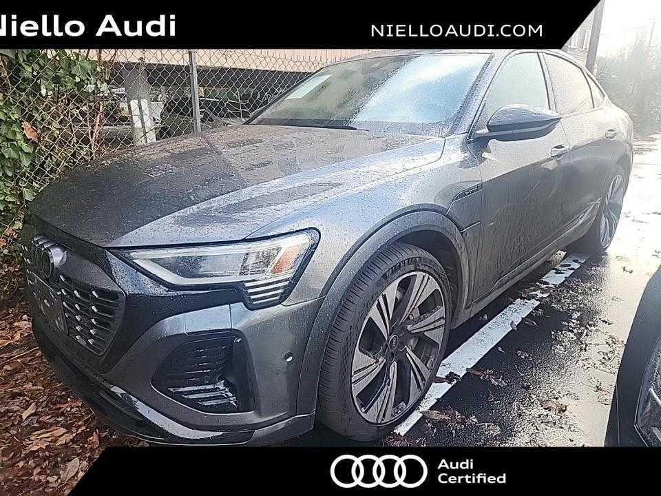 used 2024 Audi Q8 e-tron car, priced at $47,600