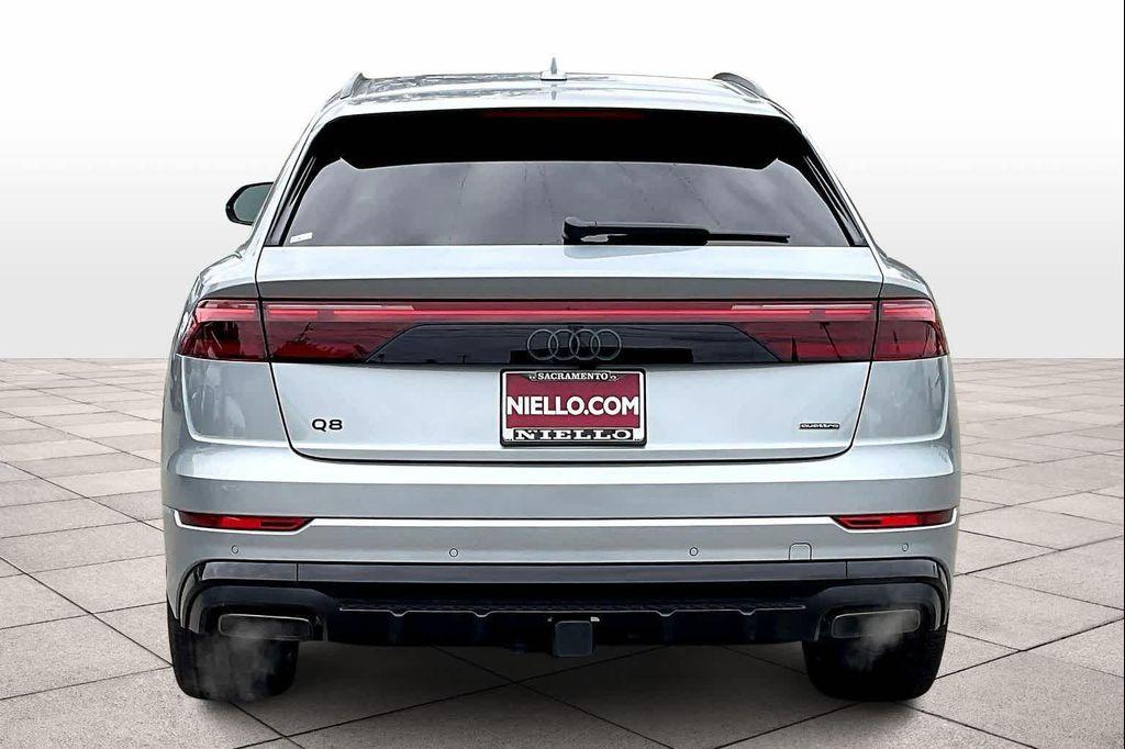 new 2025 Audi Q8 car, priced at $77,805