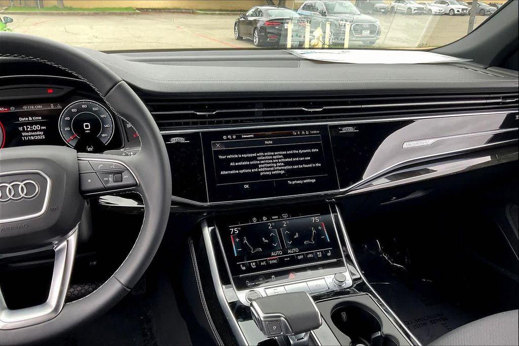 new 2025 Audi Q8 car, priced at $77,805