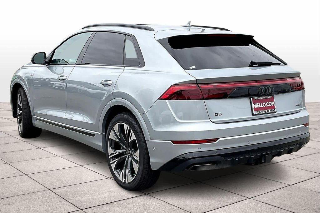 new 2025 Audi Q8 car, priced at $77,805