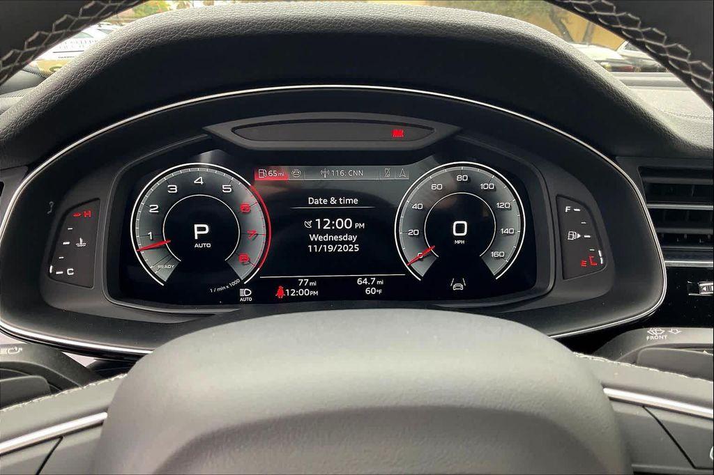 new 2025 Audi Q8 car, priced at $77,805