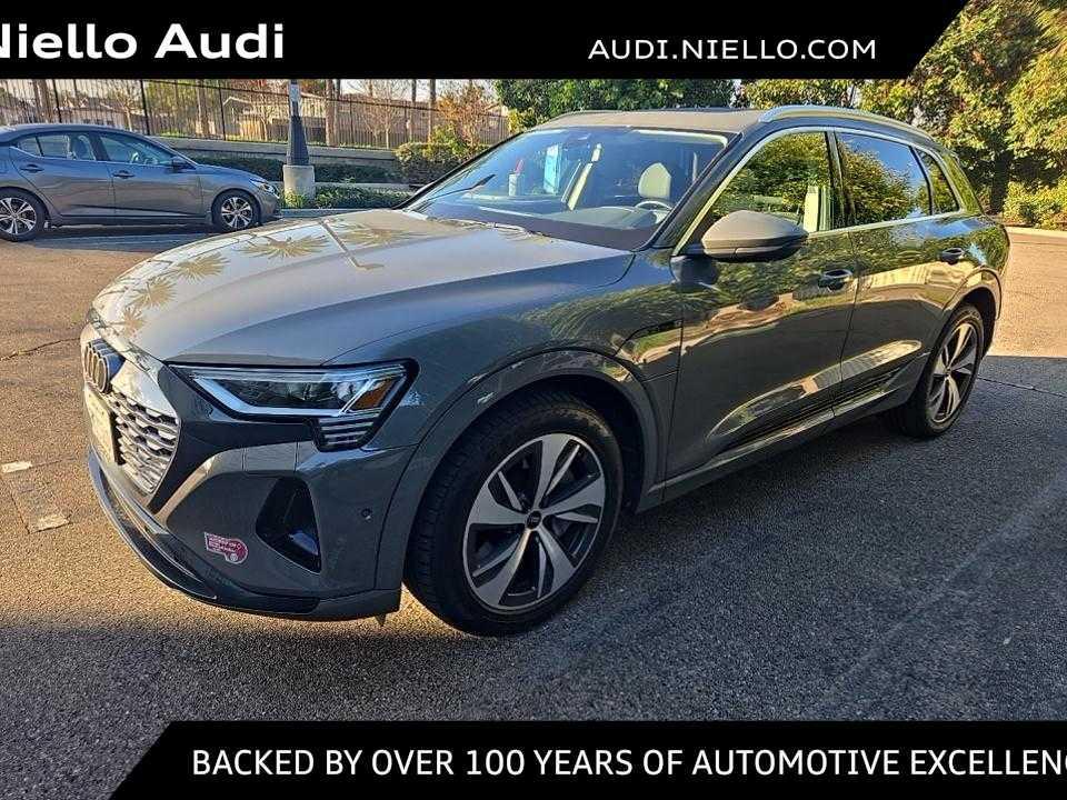used 2024 Audi Q8 e-tron car, priced at $42,217