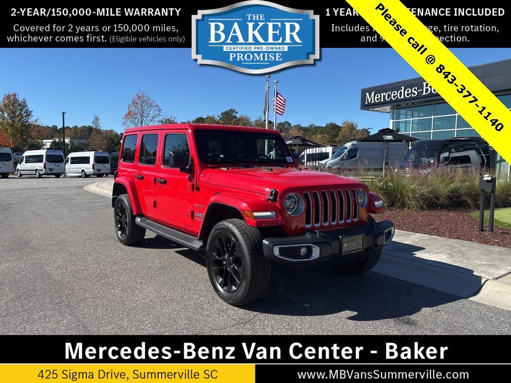 used 2021 Jeep Wrangler Unlimited 4xe car, priced at $29,998