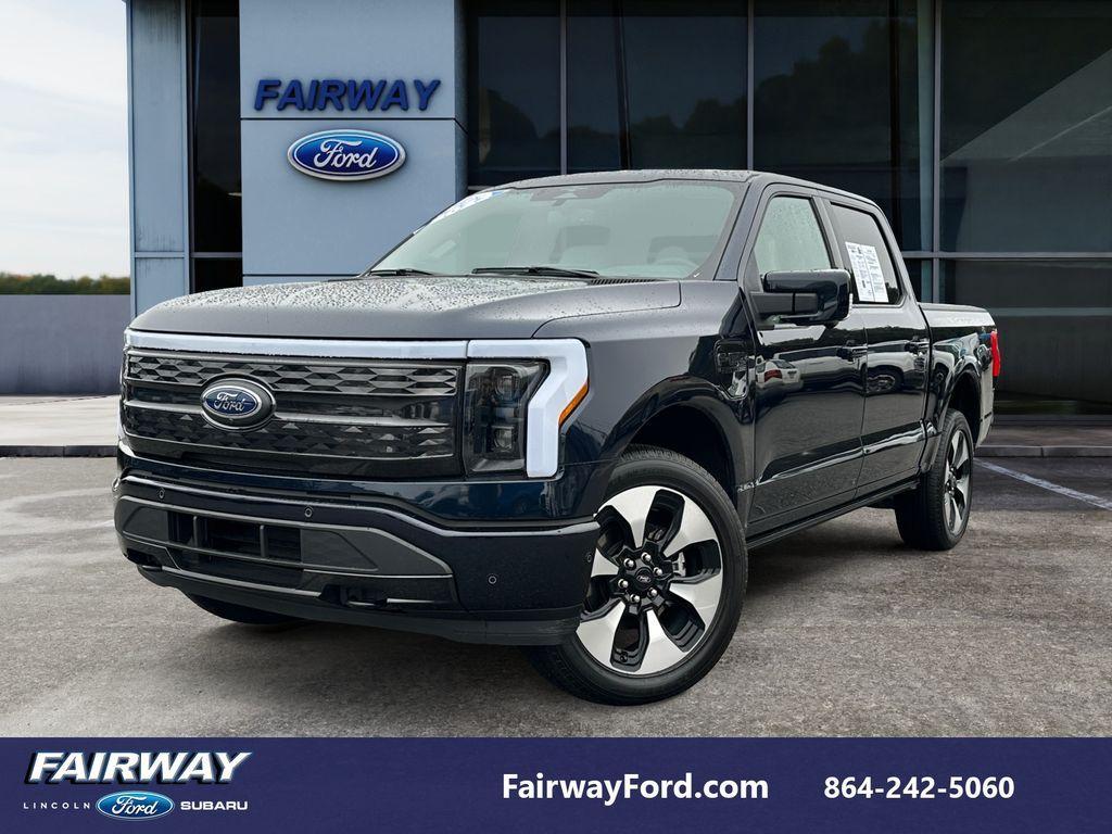 used 2023 Ford F-150 Lightning car, priced at $54,497