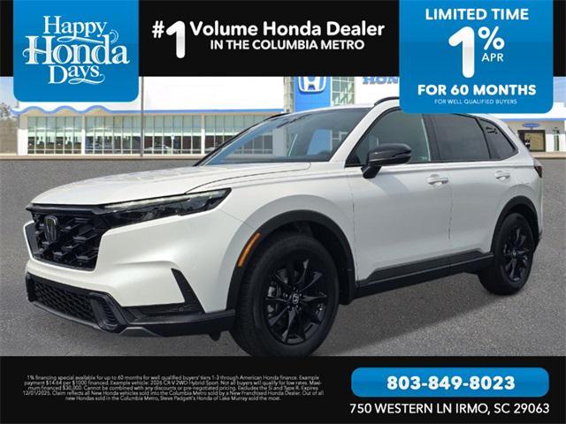 new 2026 Honda CR-V Hybrid car, priced at $38,708