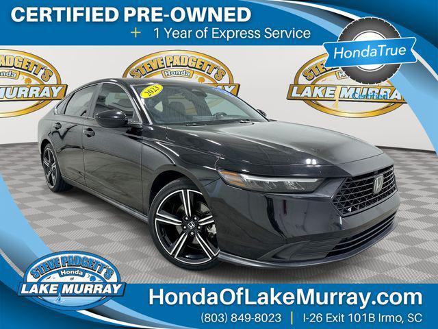 used 2023 Honda Accord Hybrid car, priced at $25,954