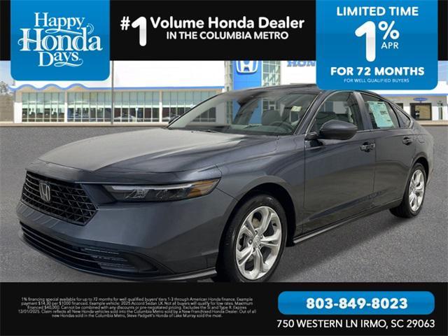 new 2025 Honda Accord car, priced at $28,417