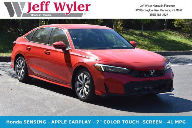 new 2026 Honda Civic car, priced at $25,590