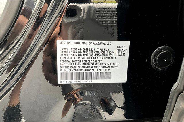 used 2017 Honda Pilot car, priced at $17,623