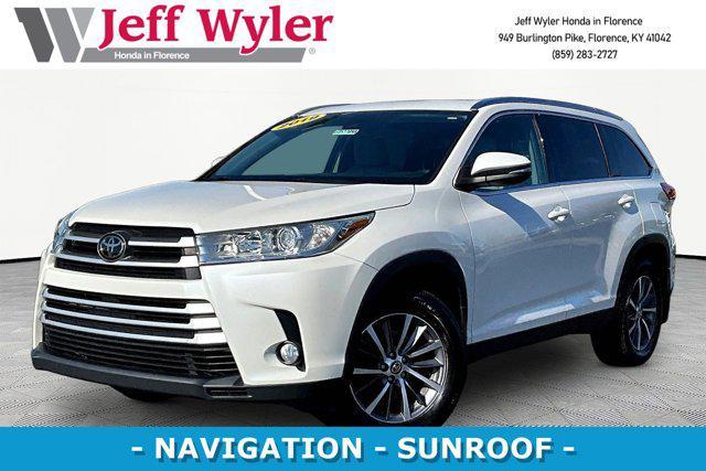 used 2019 Toyota Highlander car, priced at $23,435