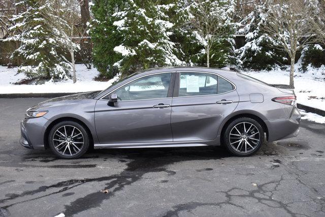 used 2021 Toyota Camry car, priced at $18,317