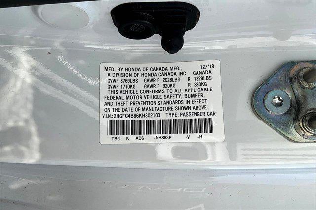 used 2019 Honda Civic car, priced at $18,978