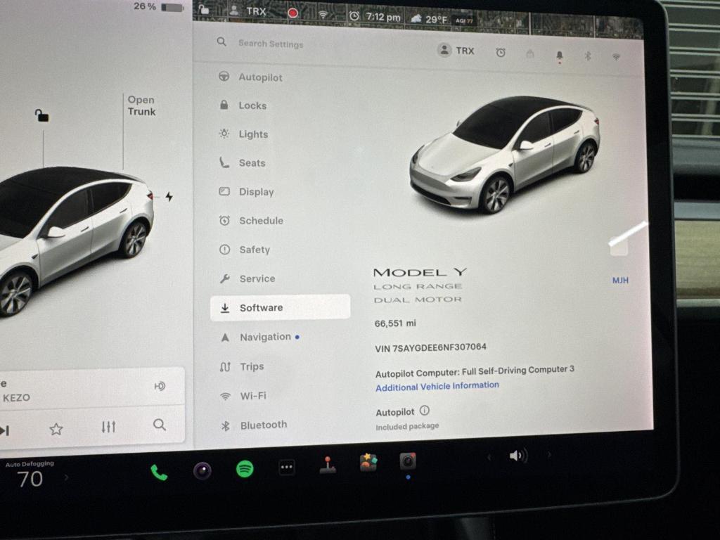 used 2022 Tesla Model Y car, priced at $28,995