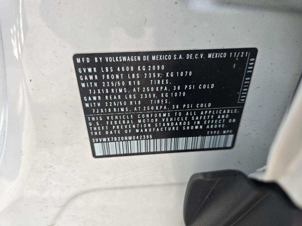 used 2022 Volkswagen Taos car, priced at $22,995