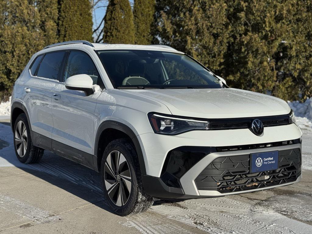 used 2025 Volkswagen Taos car, priced at $28,161