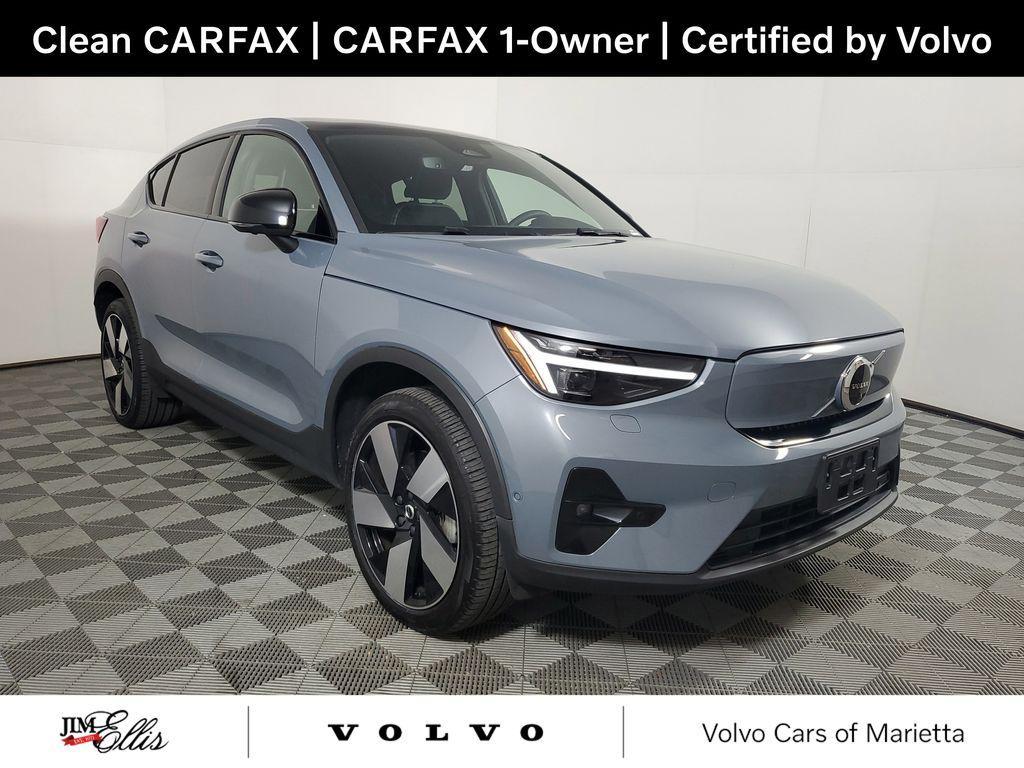 used 2023 Volvo C40 Recharge Pure Electric car, priced at $27,424