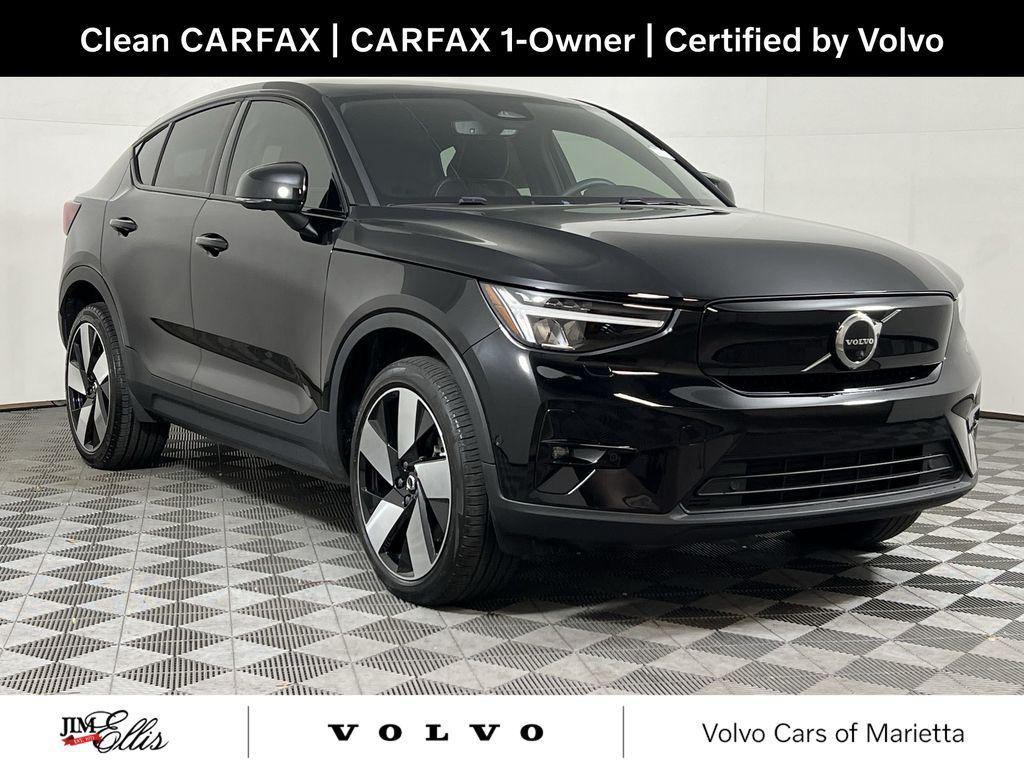 used 2023 Volvo C40 Recharge Pure Electric car, priced at $27,374