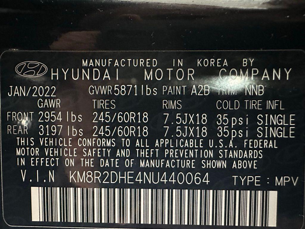 used 2022 Hyundai Palisade car, priced at $23,995