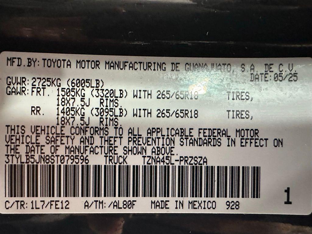 used 2025 Toyota Tacoma car, priced at $39,995