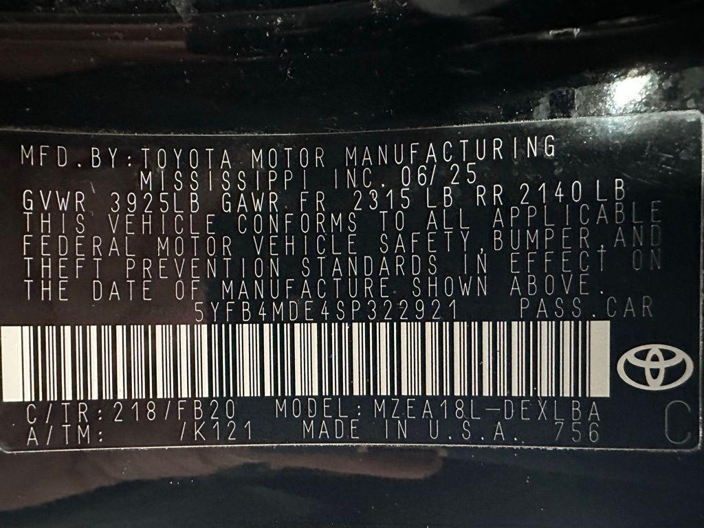 used 2025 Toyota Corolla car, priced at $19,995