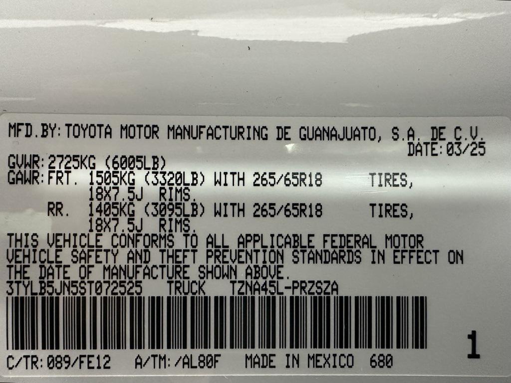 used 2025 Toyota Tacoma car, priced at $36,995