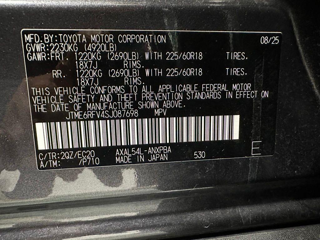 used 2025 Toyota RAV4 Hybrid car, priced at $38,995