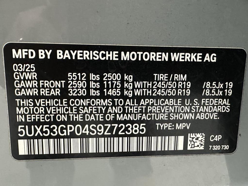 used 2025 BMW X3 car, priced at $43,995