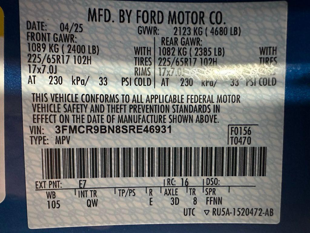 used 2025 Ford Bronco Sport car, priced at $25,995