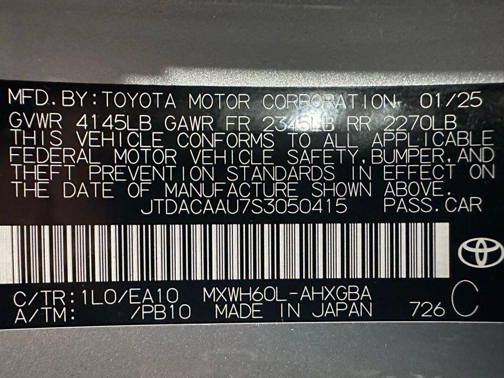 used 2025 Toyota Prius car, priced at $28,495