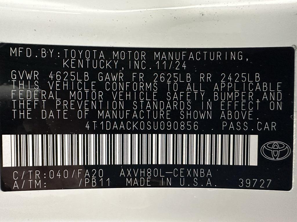 used 2025 Toyota Camry car, priced at $24,995