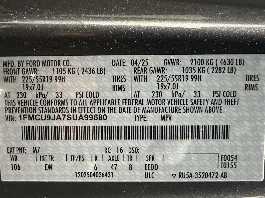 used 2025 Ford Escape car, priced at $28,495