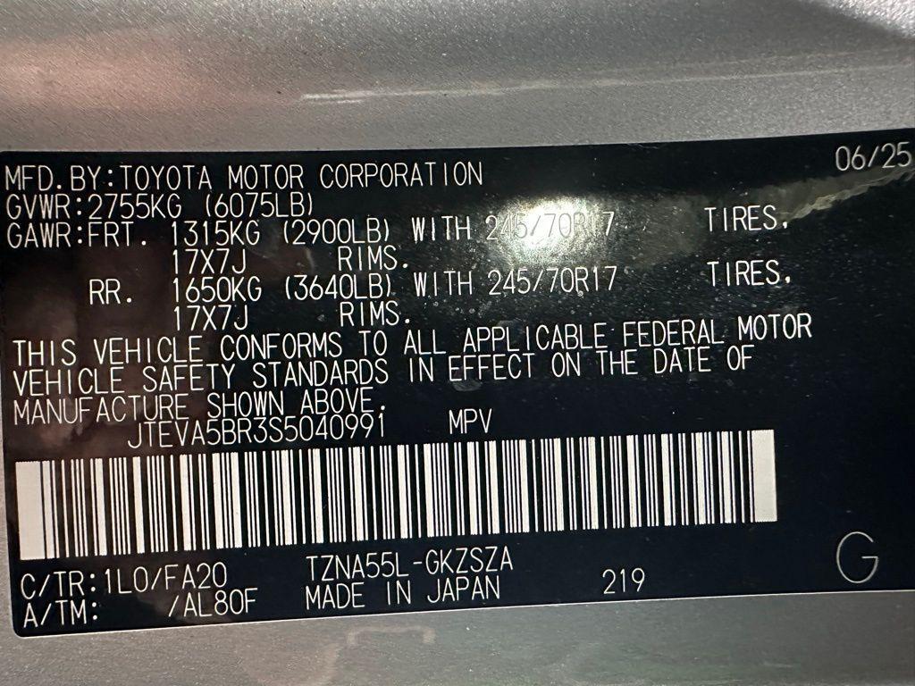 used 2025 Toyota 4Runner car