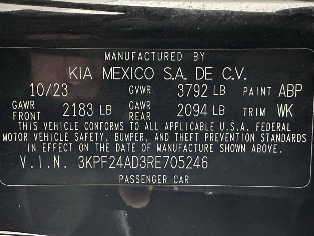 used 2024 Kia Forte car, priced at $15,295