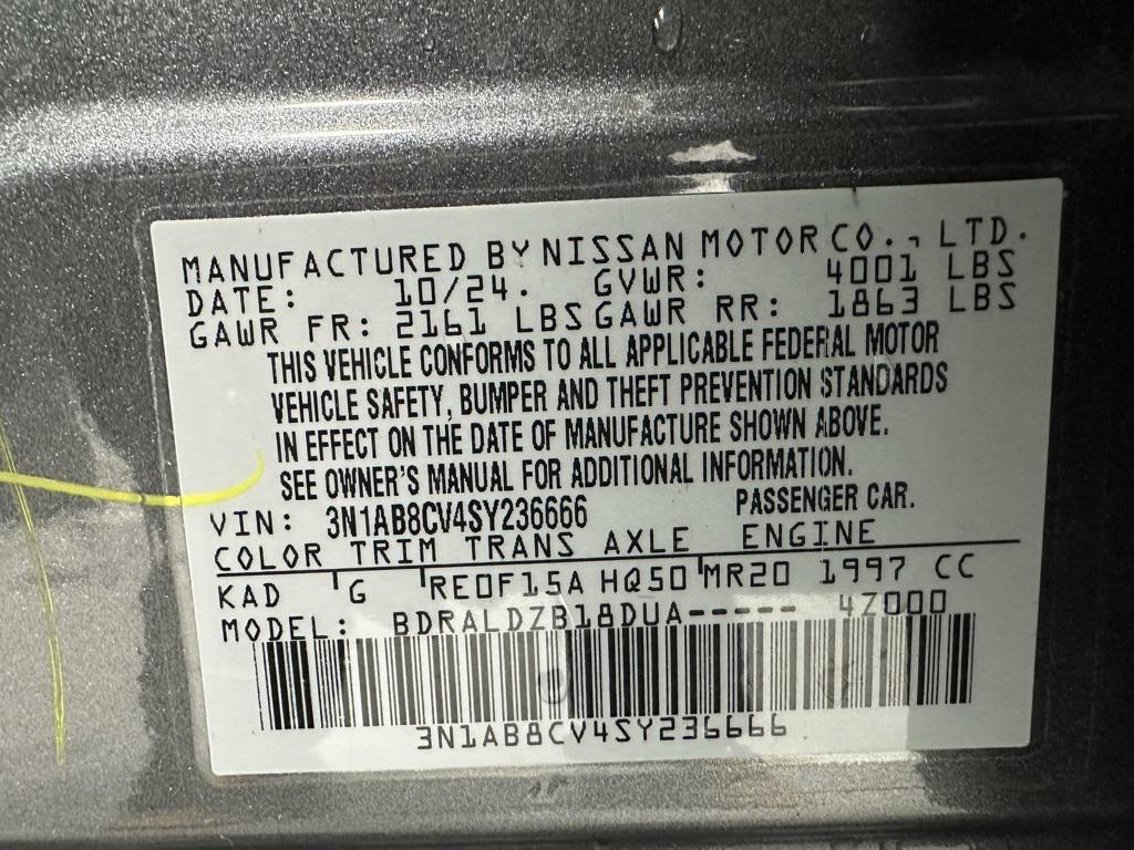 used 2025 Nissan Sentra car, priced at $18,495