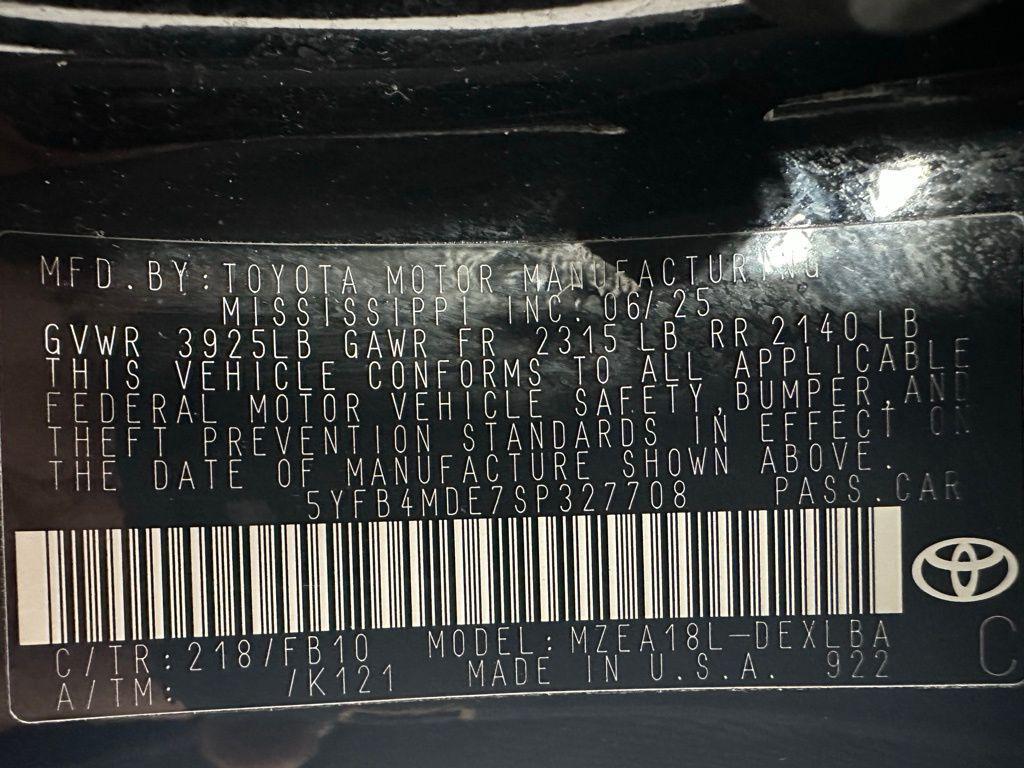 used 2025 Toyota Corolla car, priced at $21,495