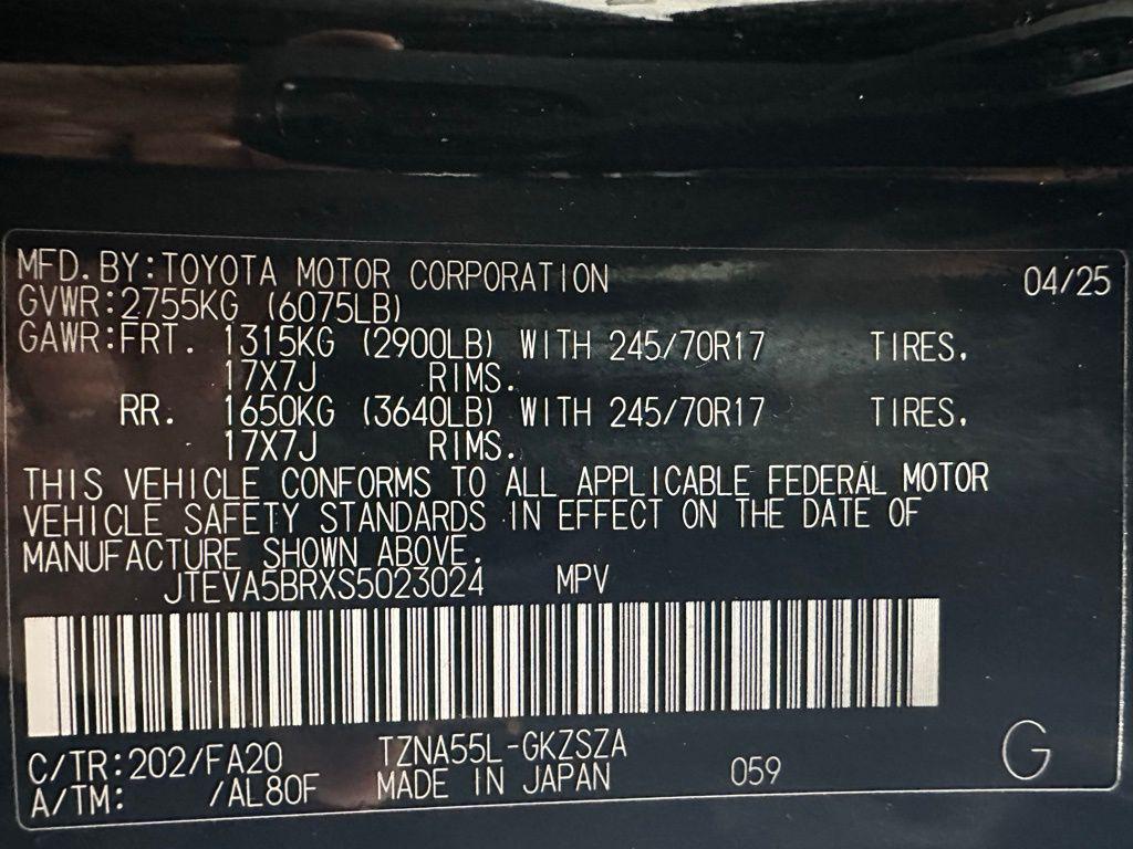 used 2025 Toyota 4Runner car, priced at $40,795