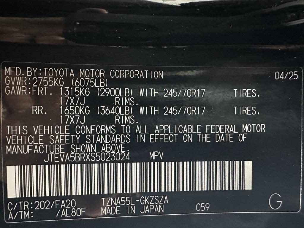 used 2025 Toyota 4Runner car, priced at $46,628