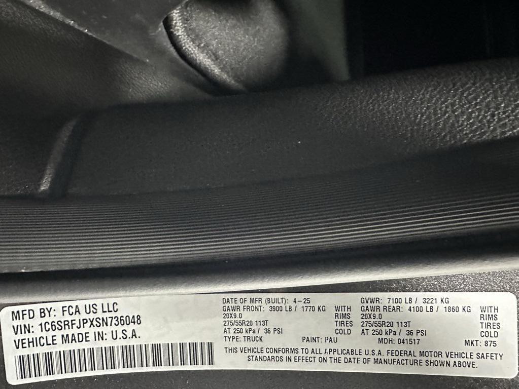 used 2025 Ram 1500 car, priced at $42,995