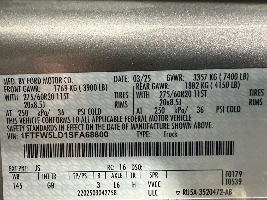 used 2025 Ford F-150 car, priced at $55,995