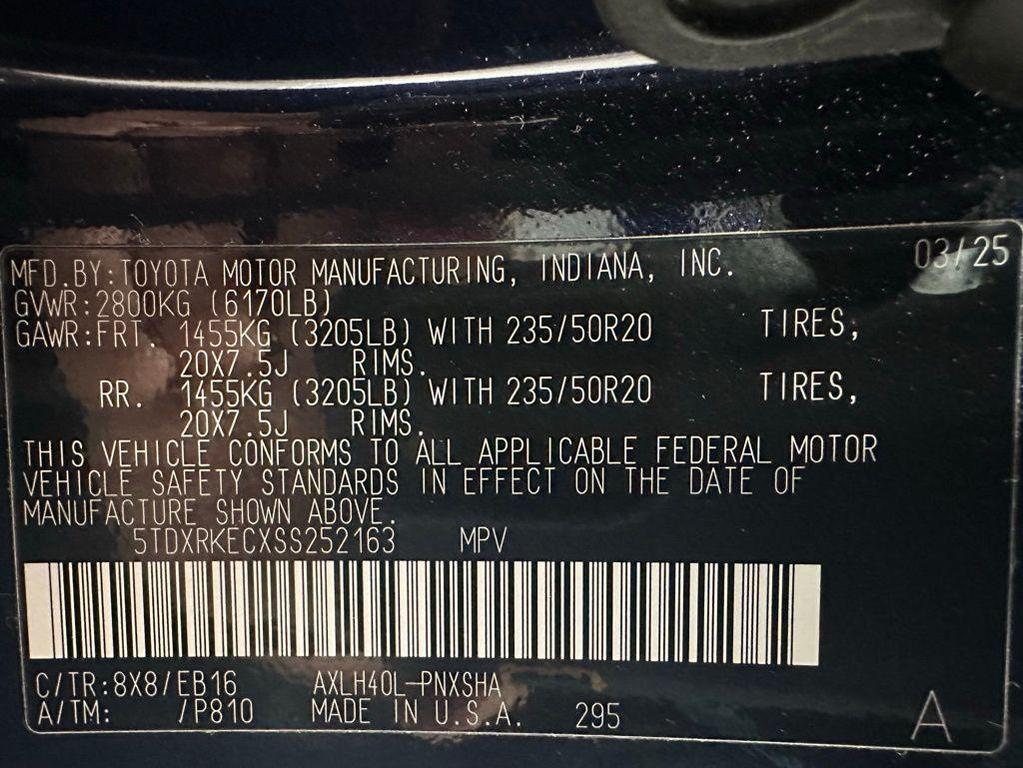 used 2025 Toyota Sienna car, priced at $46,995