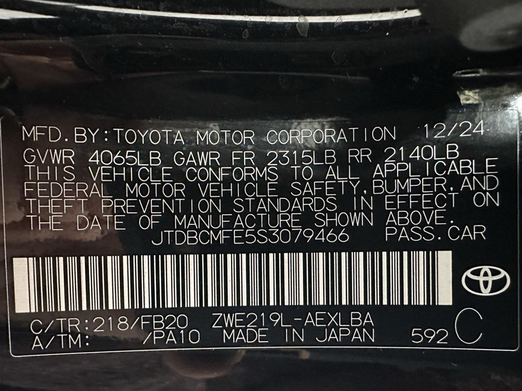 used 2025 Toyota Corolla Hybrid car, priced at $21,495