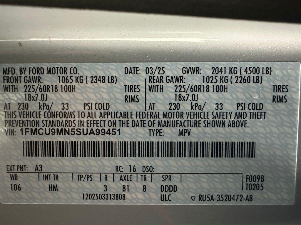 used 2025 Ford Escape car, priced at $23,495