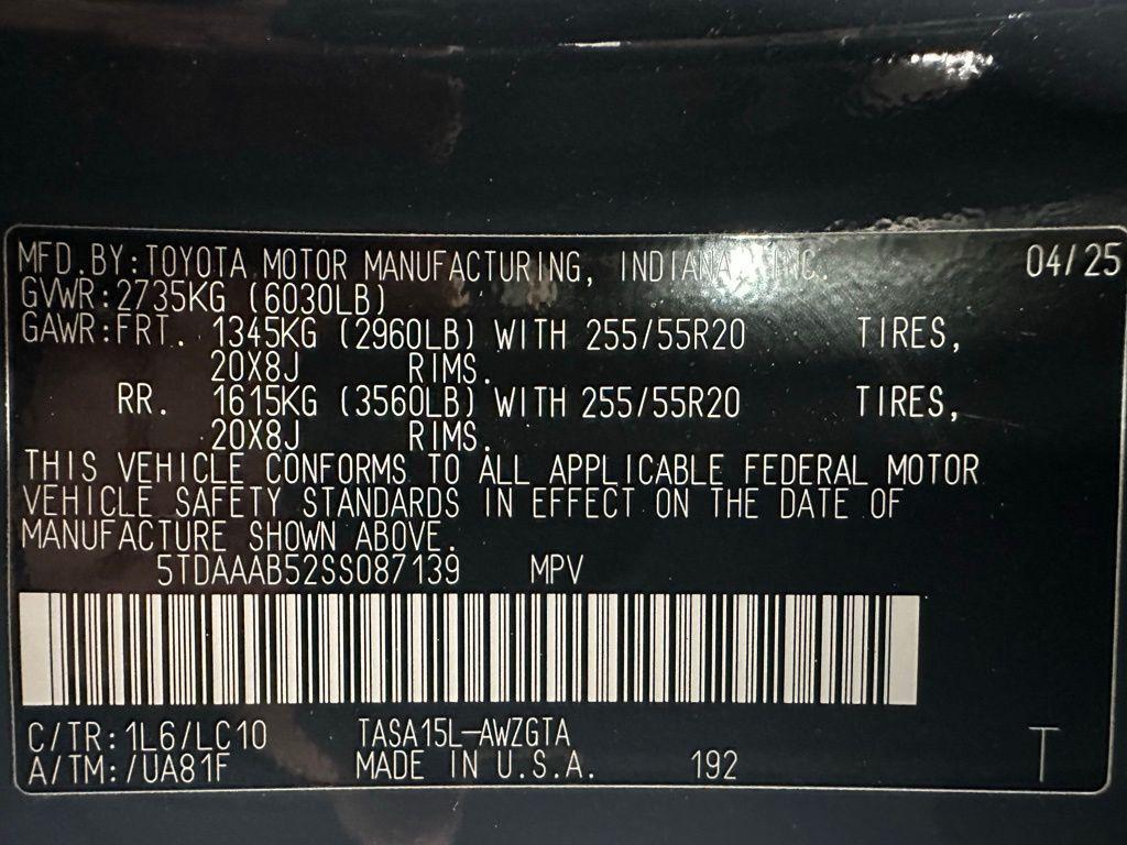 used 2025 Toyota Grand Highlander car, priced at $47,495