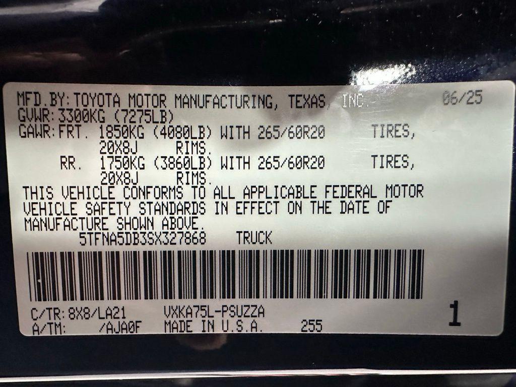 used 2025 Toyota Tundra car, priced at $58,495