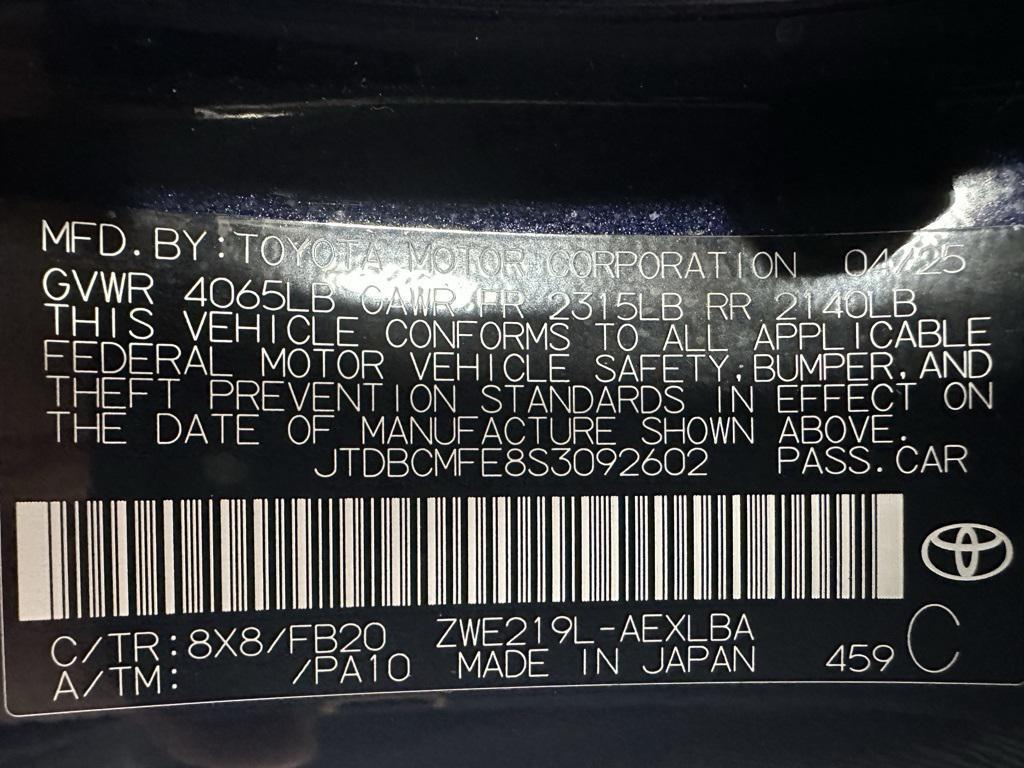 used 2025 Toyota Corolla Hybrid car