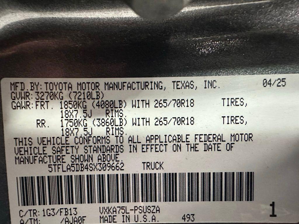used 2025 Toyota Tundra car, priced at $45,995